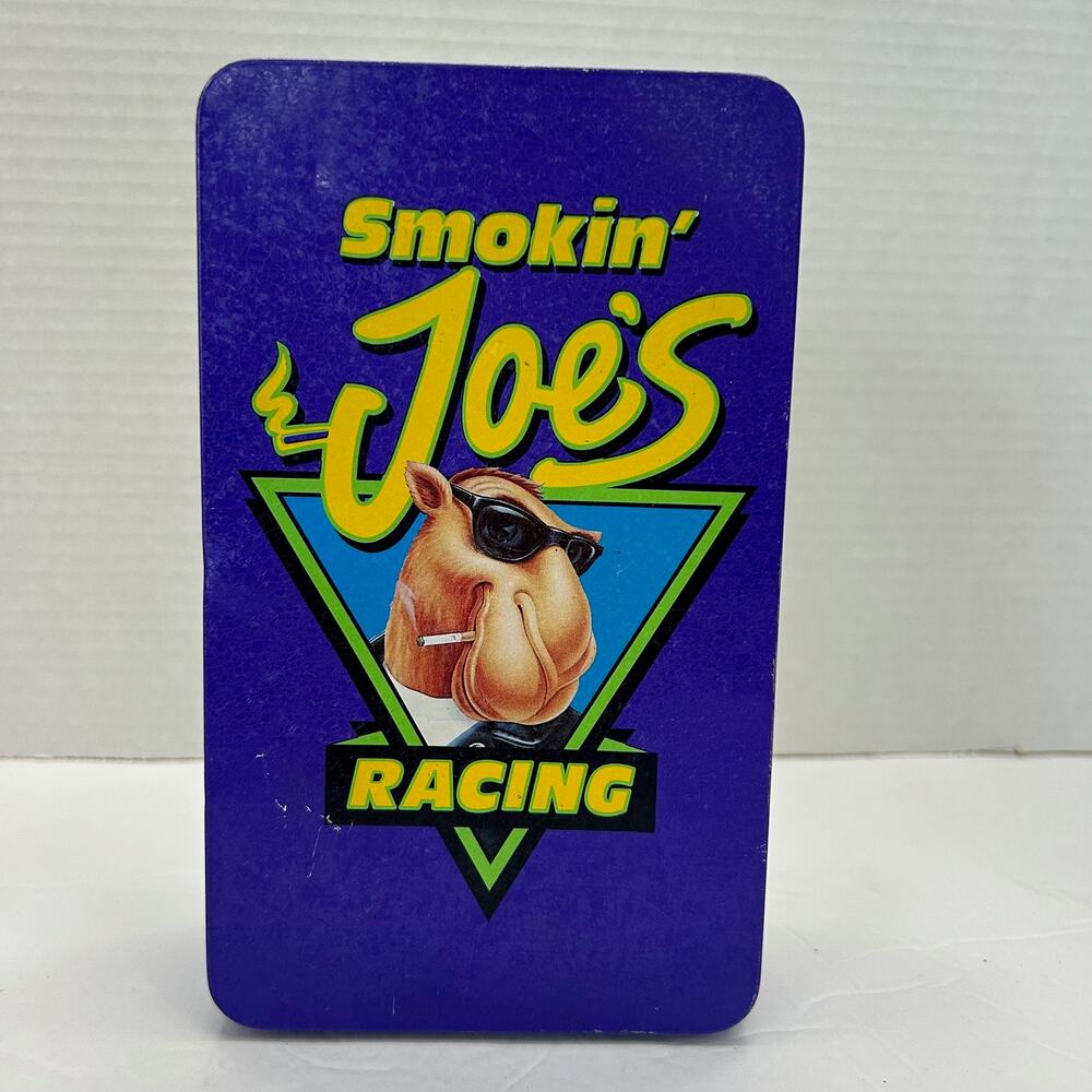 Vintage 1994 R.J.‎ Reynolds Smoking Joe Racing Collectors Tin 7" x 4"